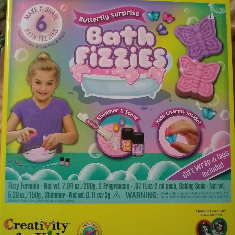 Bath fizzy making kit